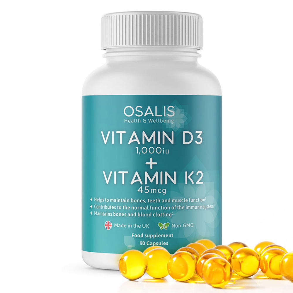 Osalis Vitamin D3 & K2 Supplement