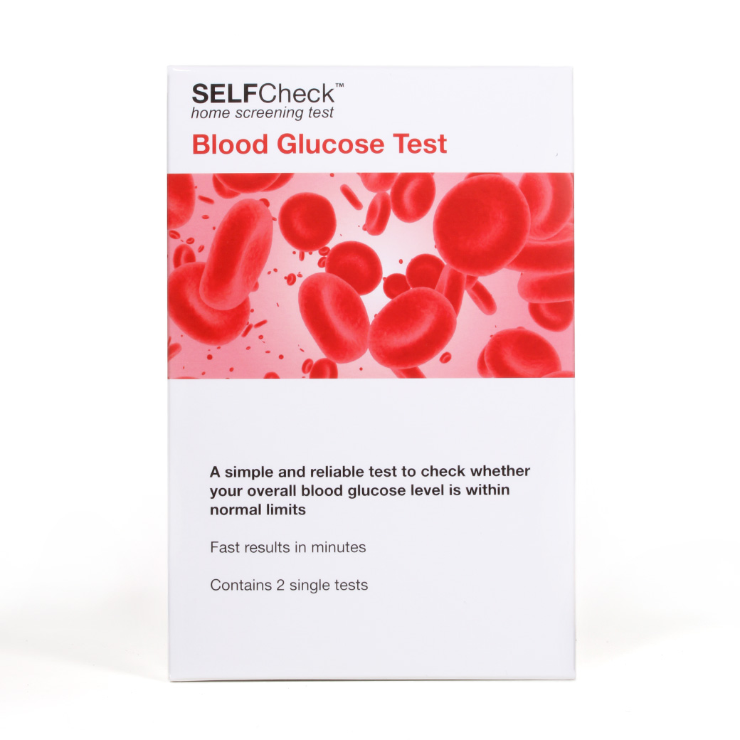 SELFCheck Blood Glucose Level Pack of 2 Tests